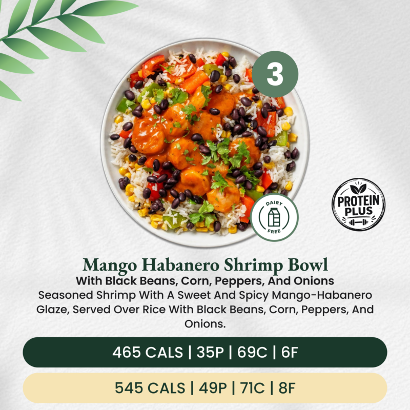 Mango Habanero Shrimp Bowl Weekly Subscription